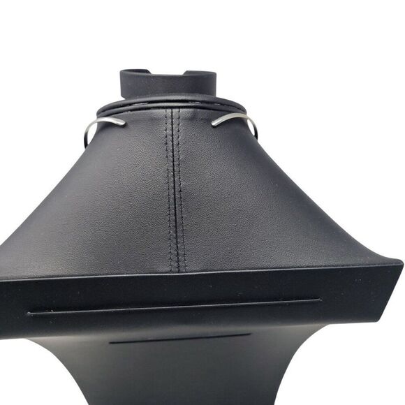 Signed 925 Artisan Tigers Eye Oval Pendant Silver Torque Choker Necklace Ornate‎ - Picture 13 of 15